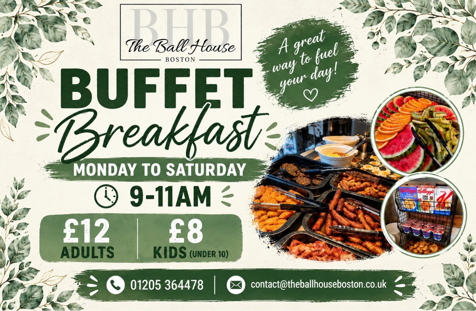 Breakfast at The Ball House